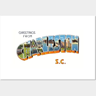 Greetings from Charleston Posters and Art